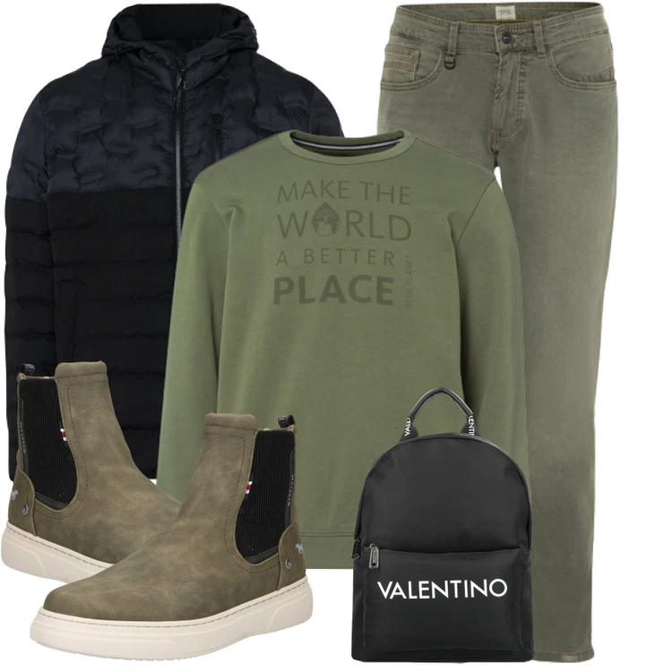 Winterlicher Look