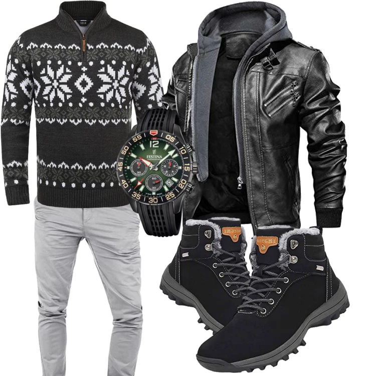 Winterlicher Look