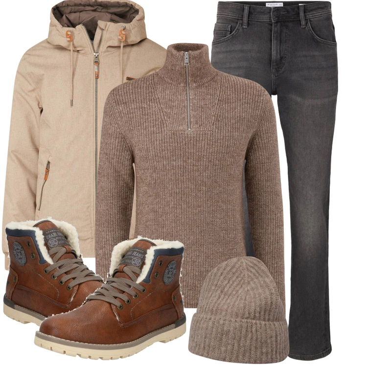 Winterlicher Look