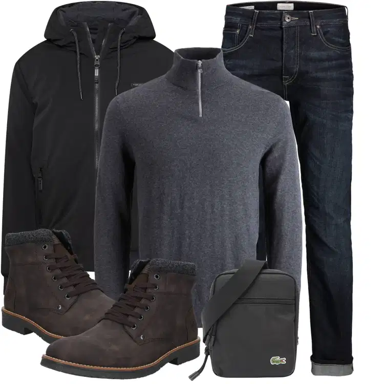 Winterlicher Look
