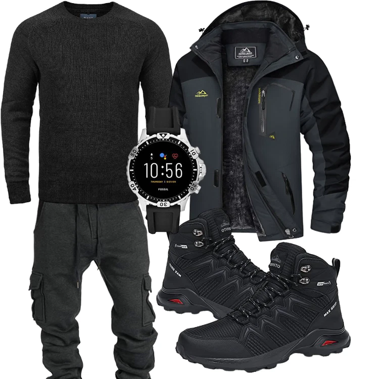 Winterlicher Look