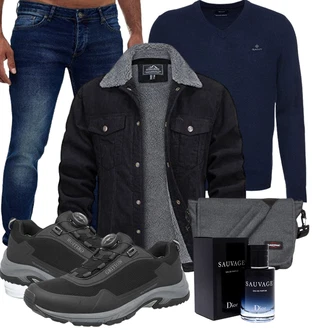 Winter Outfits Feine mit Schwarz Unkategorisiert GANT "Winterliches Freizeit Outfit"Look: Classic, Feine, Rad