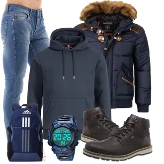 Winter Outfits Culotte mit Unkategorisiert CEDY DENIM "Winterliches Freizeit Outfit"