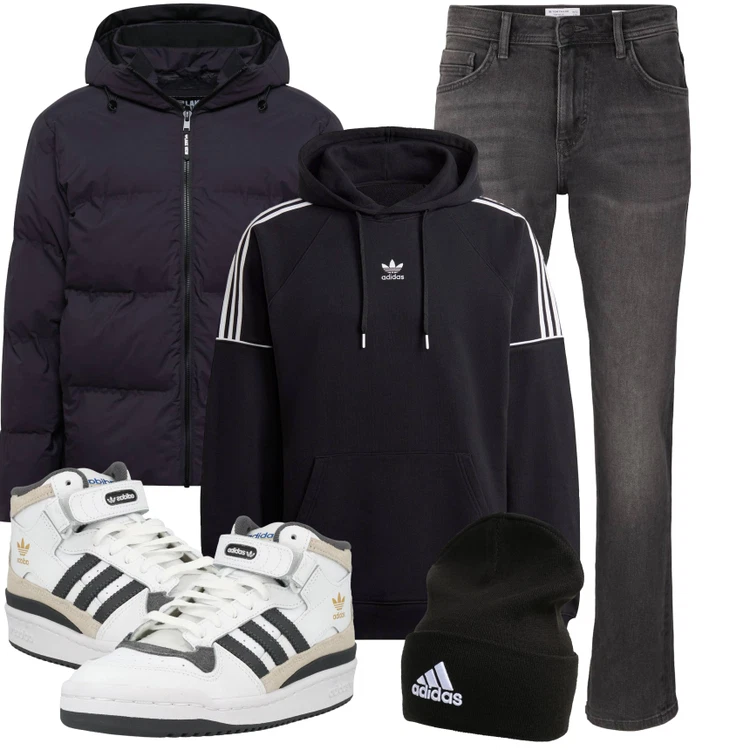 Winterliches Freizeit Outfit