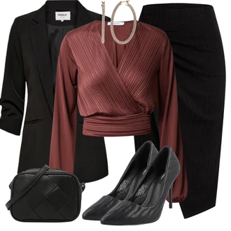 Outfity na zimu s Černá Blůzové Sako/Dlouhý Sako/Neformální Sako/Cargo Sako/Smokingové sako/Oversize Sako/Krátké Sako/Boyfriend Sako/Blejzrové Bund/Kožená Pánská Bund/Kožená bunda pro muže Only "Zimní outfit pro volný čas"