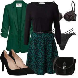 Outfit s Černá/Fialová Pánské boty ve velikosti 11/Průsvitná podprsenka a podprsenka s kosticí/Podprsenka Balconette/Podprsenka Bez Kostic/Krajková podprsenka/Push-Up Podprsenka/Podprsenka s kosticemi Lascana "Zimní outfit pro volný čas"
