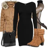 Dlouhé přiléhavé šaty outfity image