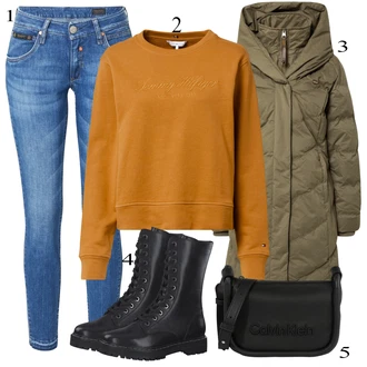 outfit mit Herrlicher "Zimska oblačila"