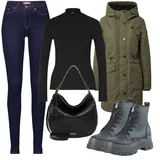 Buffalo Gumové Kotníkové Boty Outfity image