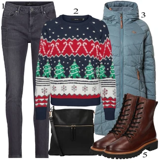 outfit mit Črna Kavbojke Monari "Zimska oblačila"