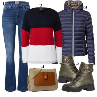 Zimske Outfiti mit Mešane barve Zwillingsherz "Zimska oblačila"