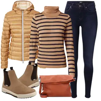 Outfity na zimu s Oranžová/Hnědá/Červená/Béžová Taška Přes Rameno/Pánská taška/Taška/Klasická Taška Přes Rameno/Taška na Macbook/Taška Na Notebook/Brašna/Sportovní Taška Přes Rameno ESPRIT "Zimní outfity"