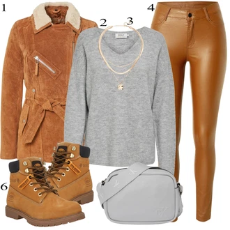 Outfit s Hnědá Nezařazené Dockers by Gerli "Zimní Outfit"