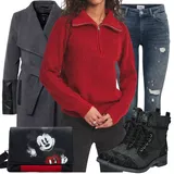 Outfity na cestování chytrý příležitostný image