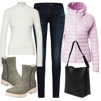 Outfit s Sportovní Bund adidas sportswear "Zimní outfity"