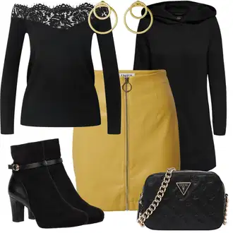Outfit s Černá Přechodový Kabát/Softshellový Kabát/Kabát s Kapucí/Lodenový kabát/Scuba Kabát Only "Zimní outfity"