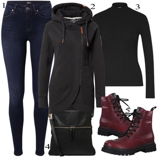 Zimske Outfiti mit Črna Alife and Kickin "Zimska oblačila"