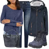 Lehké midi zimní outfity image
