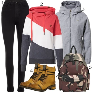 Zimske Outfiti mit Črna Alife and Kickin "Zimska oblačila"