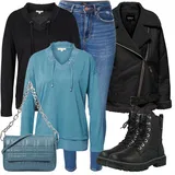 Prošívané kožené bundy   outfity image