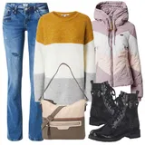 Černé lakované kozačky Outfity image