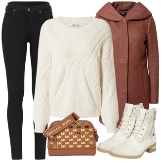 Vintage outfity Džínovina s Černá Kožená bunda/Motorkářské Džíny/Zimní bunda/Kožené Boty/Push up Džín/High Waist Džínové Kalhoty/Termální Džíny Dr. Denim "Zimní outfity"