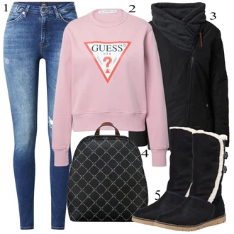 Zimske Outfiti mit Črna Alife and Kickin "Zimska oblačila"