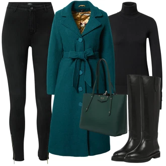 se zipem Outfit s Černá Džínové Legíny/Legíny s Podšívkou/Skinny Kalhoty/Legíny s Vysokým Pasem/Kožená bunda/Manšestrový legíny/Termo Kalhoty/Legíny s Rozparkem/Jeggings/Tregíny/Pletený Legín Only "Zimní outfity"