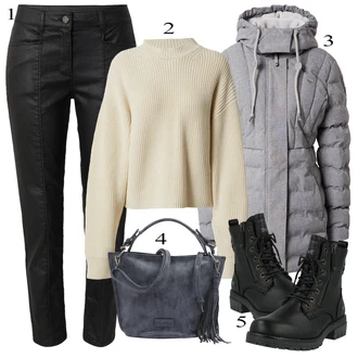 outfit mit Črna Comma "Zimska oblačila"