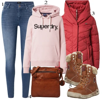 outfit mit Rdeča Zimska Jakna Ragwear "Zimska oblačila"