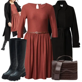 Outfity na zimu Krátká/mini s Černá Taška Přes Rameno hvisk "Zimní outfity"