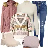 Gumové Kotníkové Boty s Umělou kožešinou Outfity image