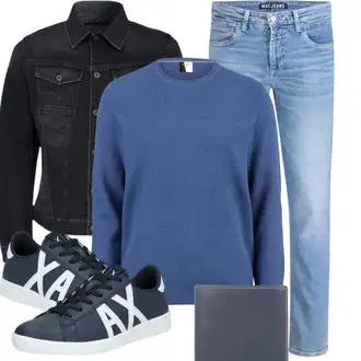 Outfit mit Jeansjacke G-Star Raw "Alltagsoutfit"