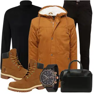 Elegant Outfit mit Schwarz/Khaki/Dunkelbraun Slim Hose/Skinny Hose/Cord Legging/Chino Hose/CordHose/Jeggings/StretchHose Jack & Jones "Business Outfit"Look: Uni, Outdoor, Coole, Old Money, Smart Casual, Unisex, Elegant, Büro, Casual, Schlichte
