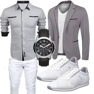 Hochzeitsgast Outfits Elegant mit Grau Unkategorisiert COOFANDY "Casual Business Outfit"Look: Western, Elegant, Indoor, Moderne, Edel, Disco, Emo, Casual