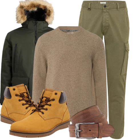 Grün Camel Active kombinieren