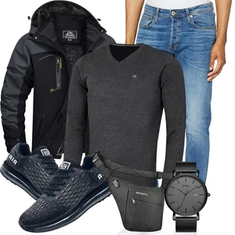 Winter Outfits Leichte Groß mit Schwarz Unkategorisiert WATERFLY "Cooles Winter Outfit"