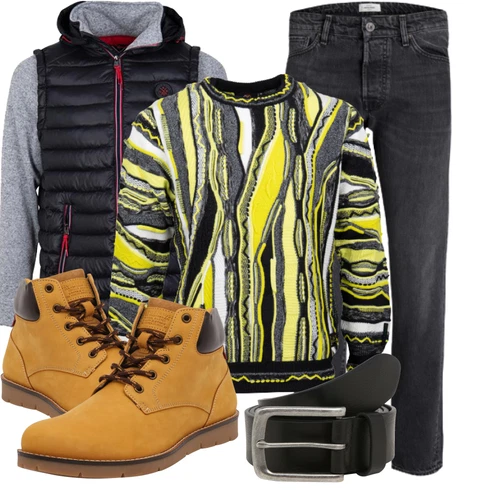 Gelb Schuh Stiefel levi's kombinieren