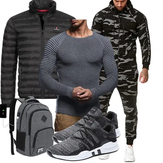 Winter Outfits Feine mit Grau Unkategorisiert Leif Nelson "Cooles Winter Outfit"Look: Empire, Schön, Coole, Feine, Business, Ausgefallene, Moderne, Fließende