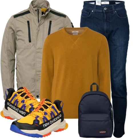 Orange/Weiß Sweatshirt/Hoodie Brax kombinieren