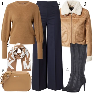 outfit mit Pletene velika velikost "Zimska oblačila"