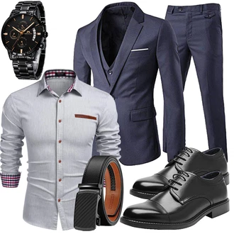 Winter Outfits Feine mit Schwarz CHAOREN "Elegantes Winter Outfit"Look: Business, Feine