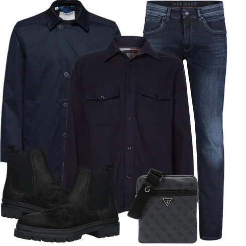 Grau Jeans/Schlaghose MAC kombinieren