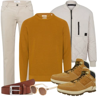 20er Jahre Outfit mit Beige/Braun Sonnenbrille/Brille/Unkategorisiert le specs "Freizeit Outfit"Look: Retro, 80er, 20er Jahre, Classic, Coole, Unisex, Vintage