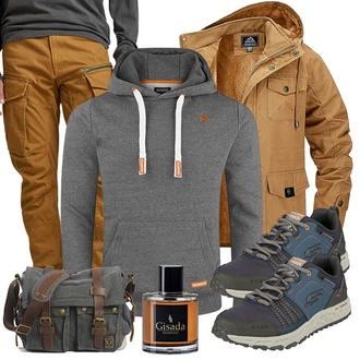 Outfit mit Grün Winter Parka MAGCOMSEN "Freizeit Outfit"