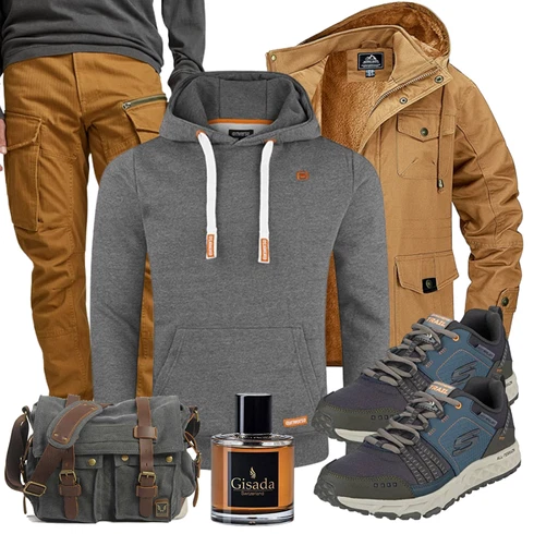 Grün Winter Parka MAGCOMSEN kombinieren