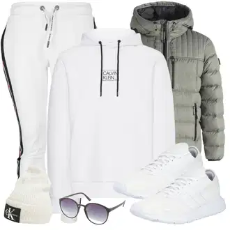 20er Jahre Outfit mit Schwarz/Dunkelgrau/Grau/Lila Sonnenbrille/Brille le specs "Freizeit Outfit"Look: Retro, 80er, Coole, 20er Jahre