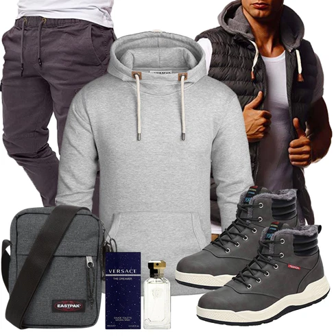 spitze Schwarz/Hellgrau/Dunkelgrau/Grau Schuh Wasserdichter Stiefel/Wasserdichter OutdoorSchuh/Wasserfester Schuh/Herren LederSchuhe/Winter Sneaker Dannto kombinieren