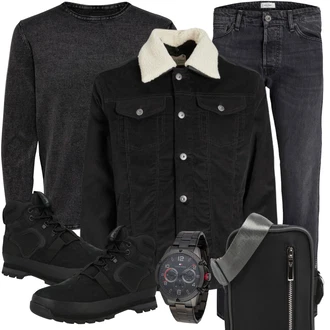 Winter Outfit mit Grau/DunkelGrau/HellGrau Hose Große Größe/Tapered-Jeans/Straight Leg Jean/Dad Jeans/Slim Fit Jeans/Damen 7/8-Länge Jeans/Winterjacke/Regular-Fit Jeans/Thermojeans/Sportschuhe/Formelles Hemd/Girlfriend Jeans/Low Rise Jean/Vintage Jeans/Jeans mit Schlitz/Cropped Jeans Jack & Jones "Freizeit Outfit"