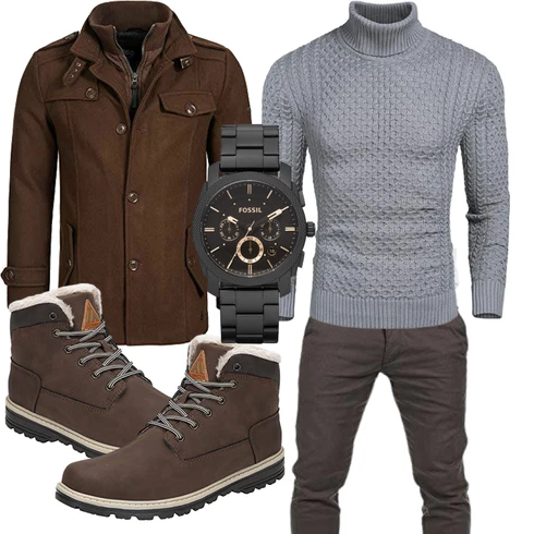 Blau Overall/Wintermantel/Winter Parka Indicode Jeans kombinieren